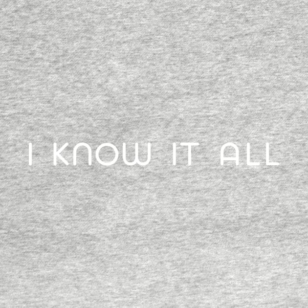 I know it all by mivpiv